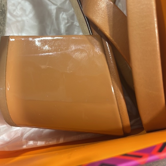 Tory Burch Kira 65MM Sandal in Tan - Picture 11 of 12